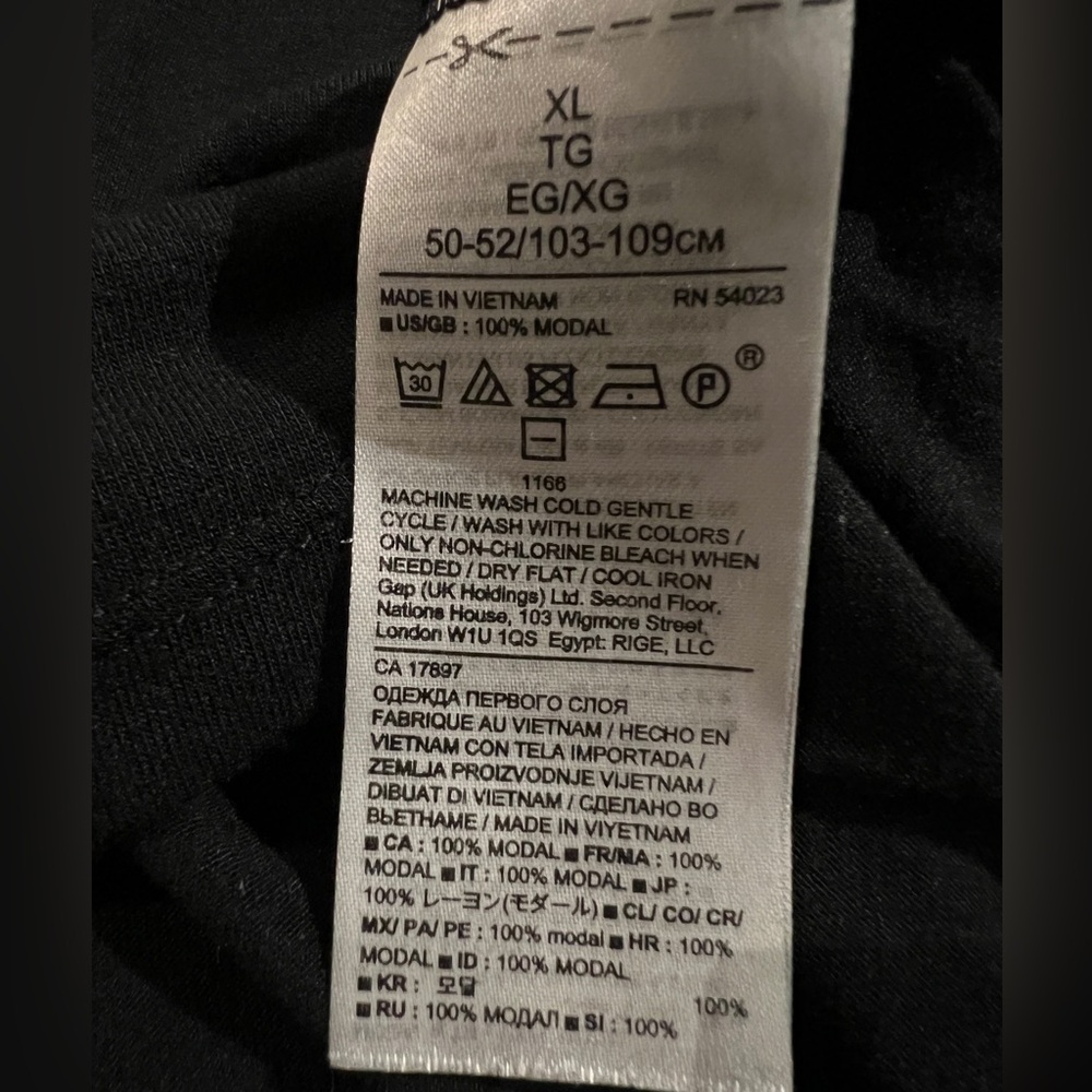 Banana Republic Longline Soft Tank Black XL - Picture 6 of 6